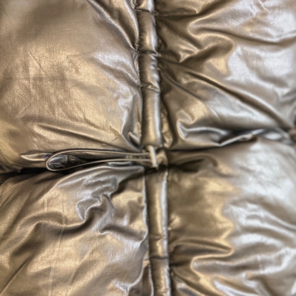 Double Zero Womens Black Puffer Jacket Size M - Picture 5 of 6